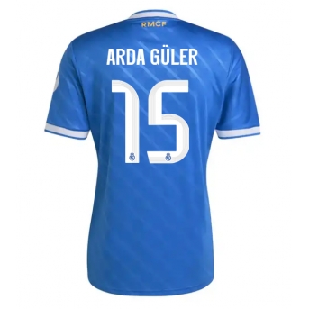 Billige Fotballdrakt Real Madrid Arda Guler #15 Replika Tredjedrakt 2025-26 Kortermet